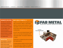 Tablet Screenshot of fabmetal.net